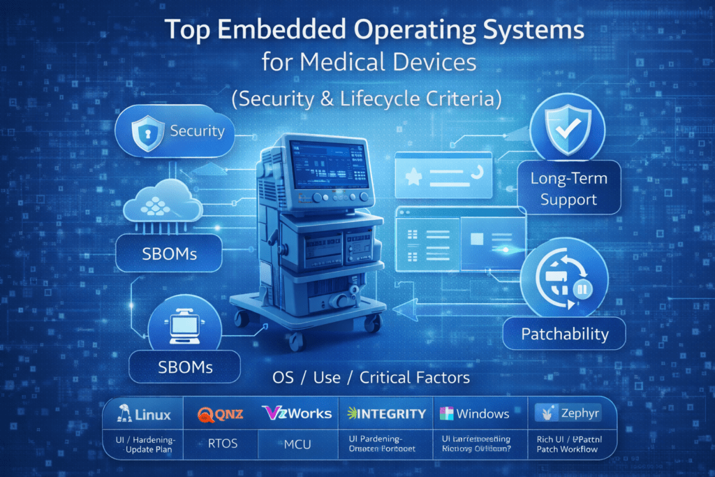 Top 10 Medical Device Operating Systems